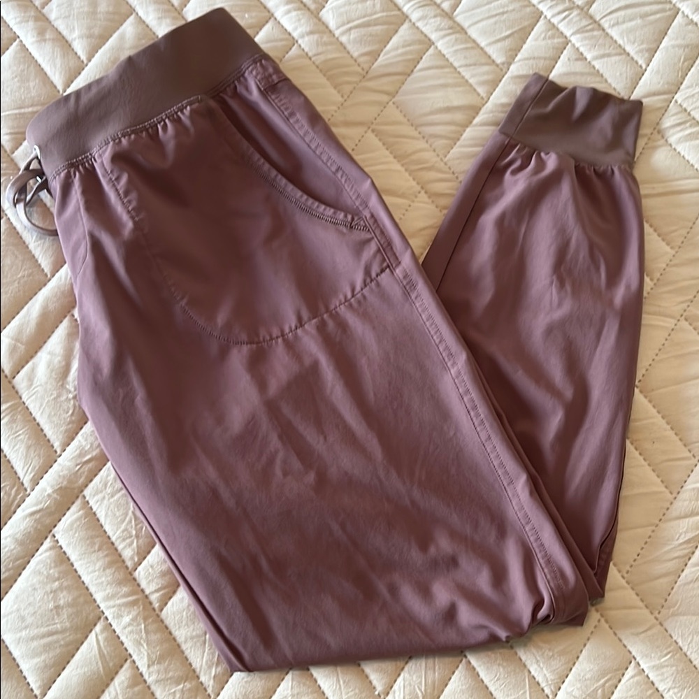 CRZ Yoga Mauve Jogger Pants Elastic Cuff